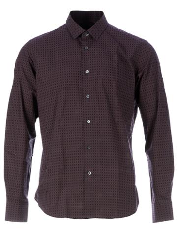 L'eclaireur By Miros Regimented Polka Dot Shirt