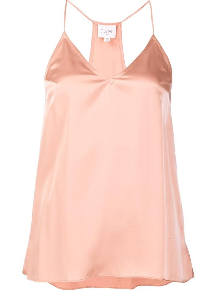 Cami 'jenna' Cami Top, Women's, Size: Large, Pink/purple, Silk