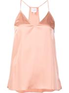 Cami 'jenna' Cami Top, Women's, Size: Large, Pink/purple, Silk