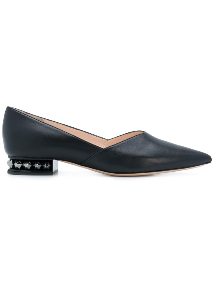 Nicholas Kirkwood Suzi Ballerinas - Black