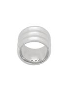 A.p.c. Wide Band Ring - Silver