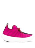 Marni Knitted Detail Sneakers - 00c57 Pink