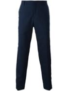 Ami Alexandre Mattiussi - Straight Trousers - Men - Wool - 44, Blue, Wool