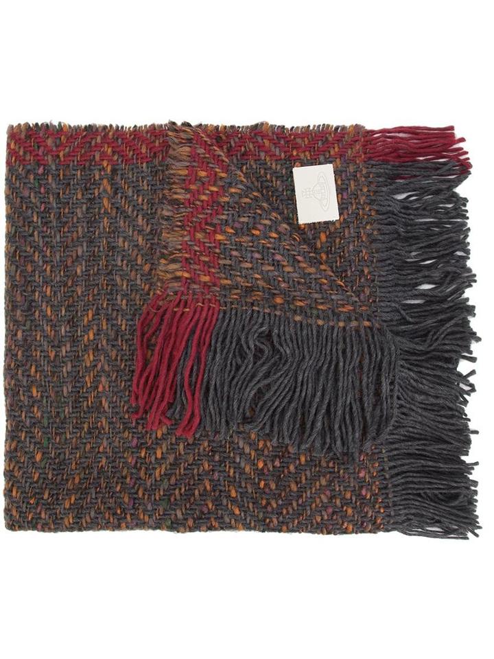 Vivienne Westwood 'mantero Chevron' Scarf, Adult Unisex, Acrylic/wool