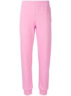 Moschino High Waist Track Pants - Pink & Purple
