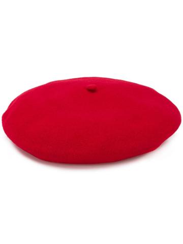 Celine Robert Knitted Beret Hat - Red