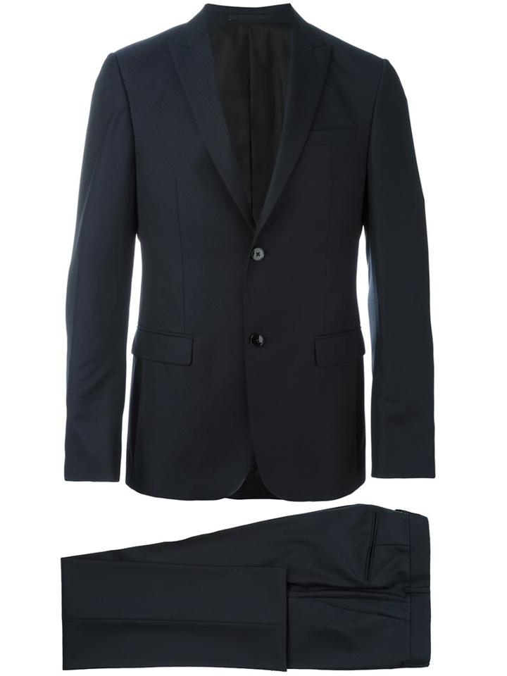 Z Zegna Single Breasted Two Piece Suit, Men's, Size: 52, Blue, Cupro/wool