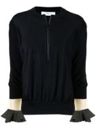 Toga Pulla Zip Detail Sweater - Black