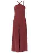 Andrea Marques Wide Leg Jumpsuit - Red