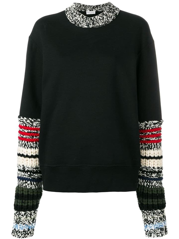 Sonia Rykiel Chunky Sleeve Jumper - Black
