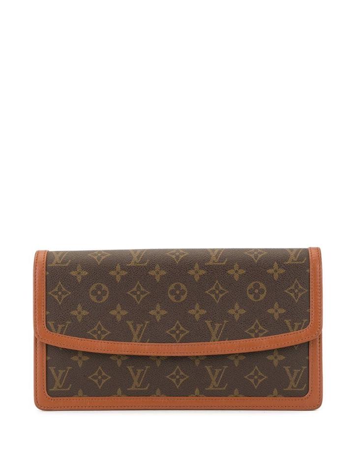 Louis Vuitton Pre-owned Pochette Damme Gm Clutch - Brown