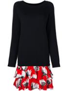 Boutique Moschino Skirt Inset Sweater Dress