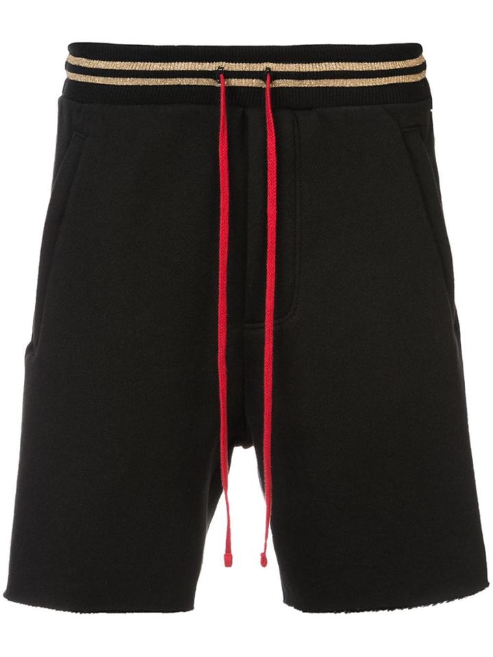 Amiri Lovers Track Shorts - Black
