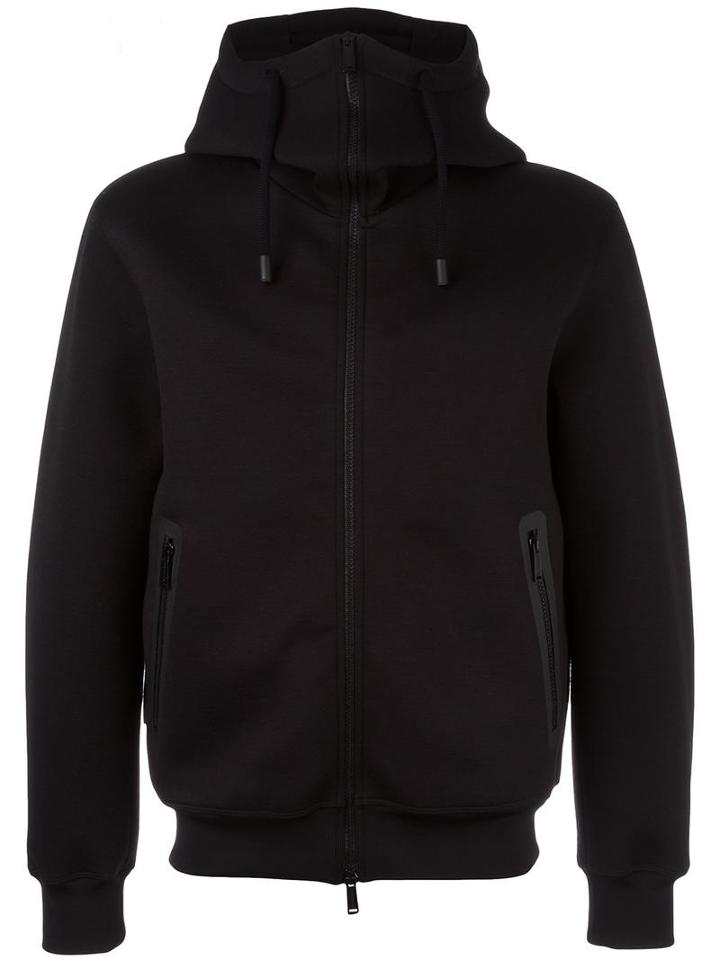 Dsquared2 'mitsuzuka' Hooded Fleece, Men's, Size: Large, Black, Cotton/acrylic/polyamide/virgin Wool