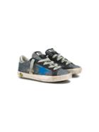 Golden Goose Deluxe Brand Kids Superstar Sneakers, Boy's, Size: 32, Blue