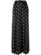 Christian Wijnants Polka-dot Wide-leg Trosuers, Women's, Size: 38, Black, Silk