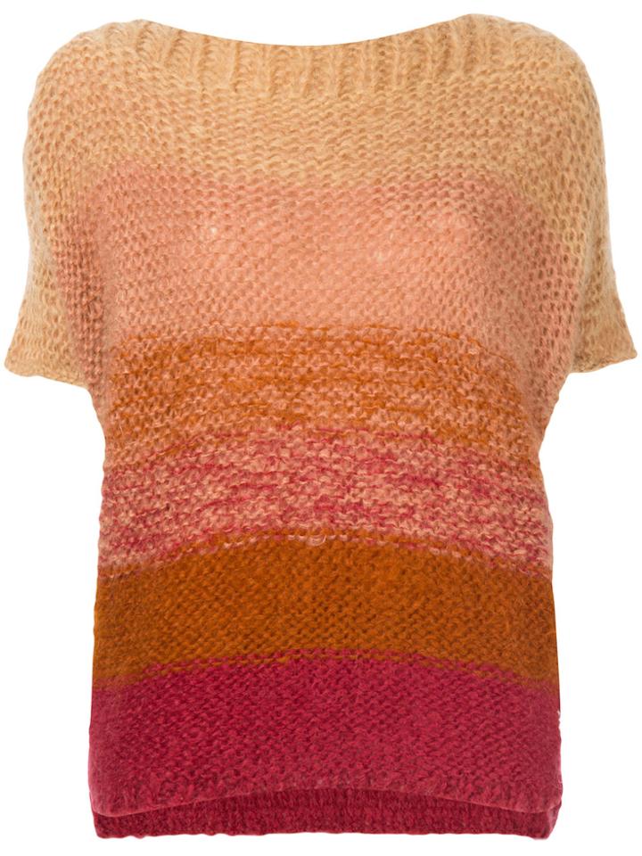 Mes Demoiselles Moon Poncho - Yellow & Orange