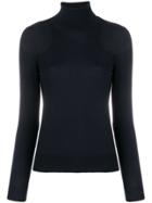 Cruciani Turtleneck Fitted Sweater - Blue