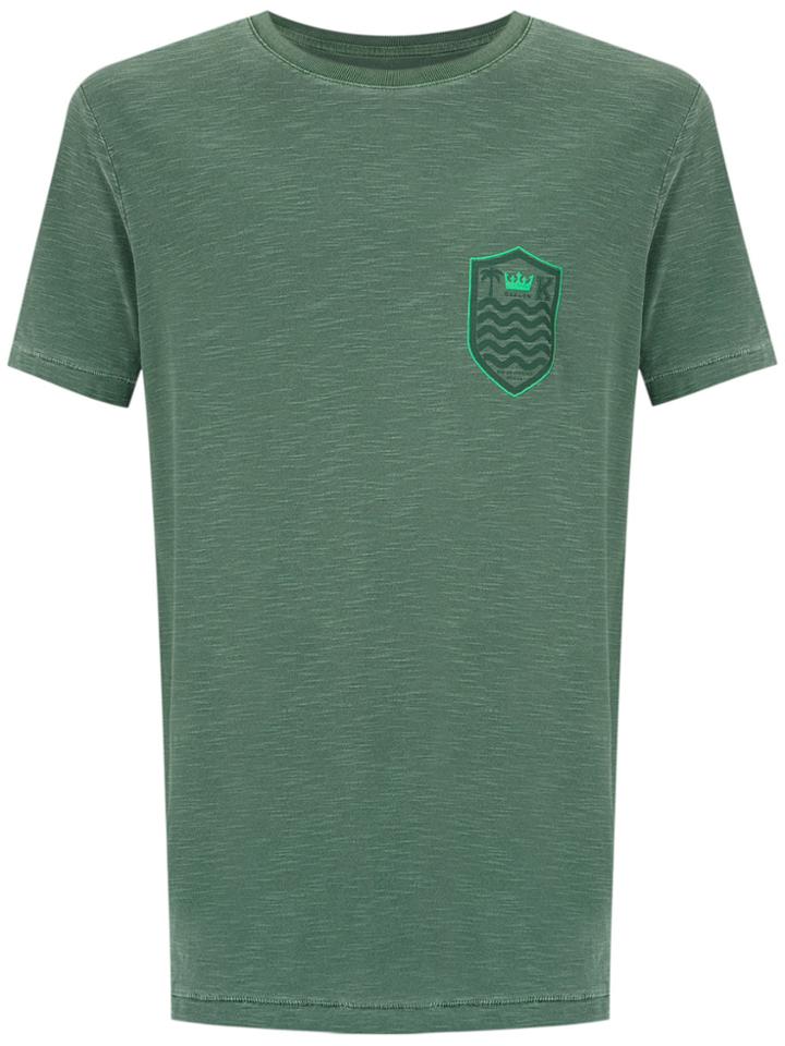 Osklen Chest Print T-shirt - Green