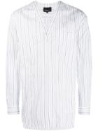 Mumofsix Striped Shirt - White