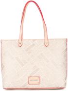 Love Moschino Logo Print Shopper Tote - Nude & Neutrals