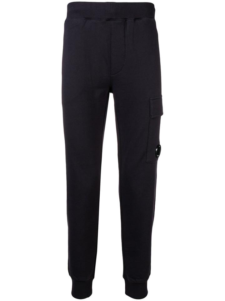 Cp Company Cargo Pocket Track Trousers - Blue