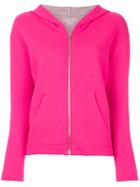 Majestic Filatures Zipped Hoodie - Pink & Purple