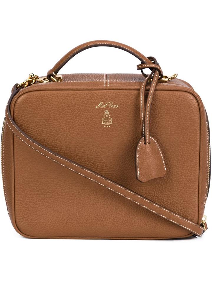 Mark Cross 'laura Pebble Grain' Bag, Women's, Brown