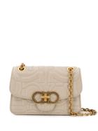 Salvatore Ferragamo Quilted Leather Cross-body Bag - Neutrals