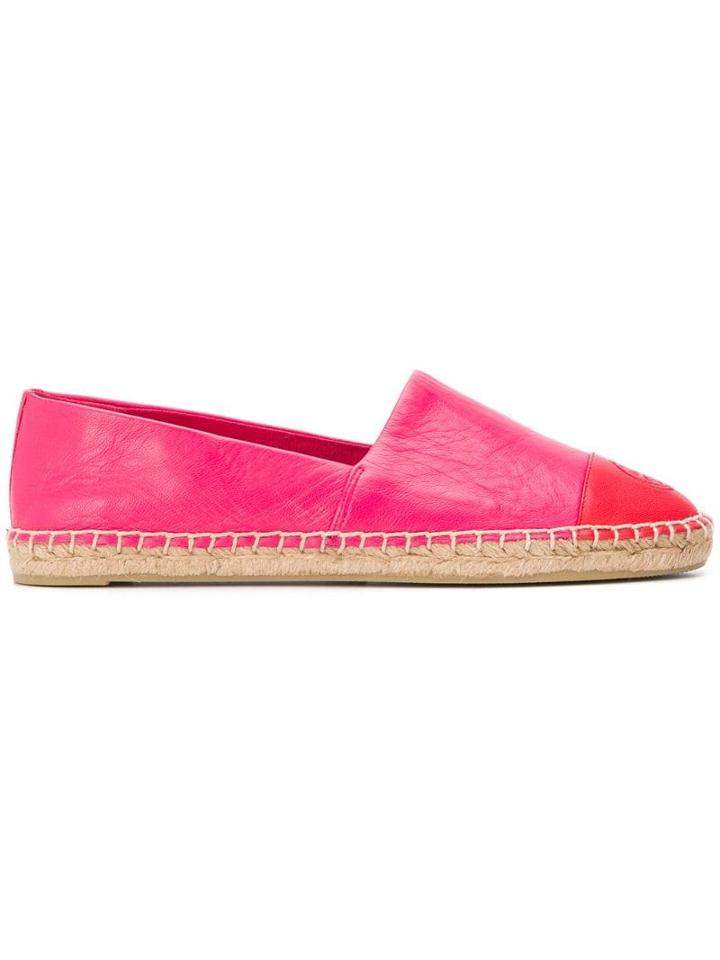 Tory Burch Colour Block Espadrilles - Pink