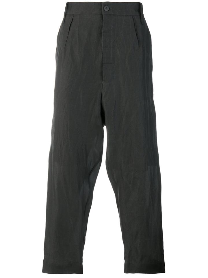 Lost & Found Ria Dunn Drop-crotch Cropped Pants - Black
