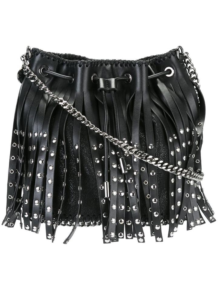 Stella Mccartney 'falabella' Fringed Bucket Tote