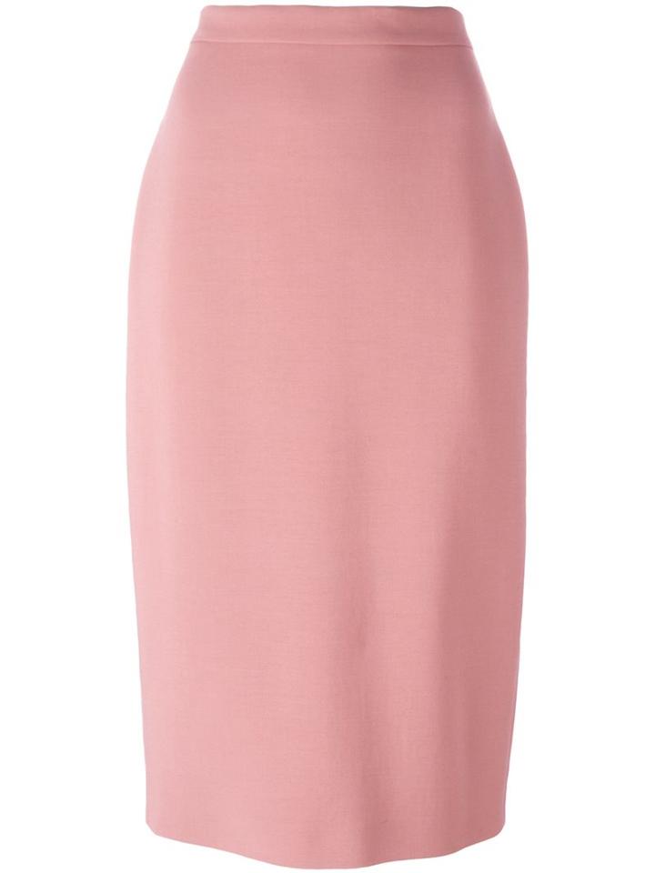 Ermanno Scervino Knee Length Skirt, Women's, Size: 48, Pink/purple, Spandex/elastane/viscose/virgin Wool