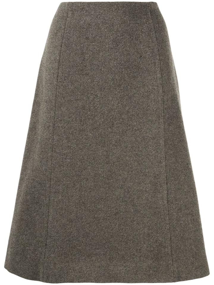 Maison Margiela Flared A-line Skirt - Grey