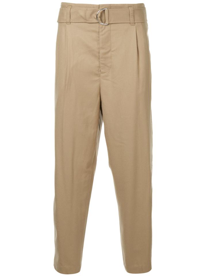 3.1 Phillip Lim Tapered Leg Trousers - Brown