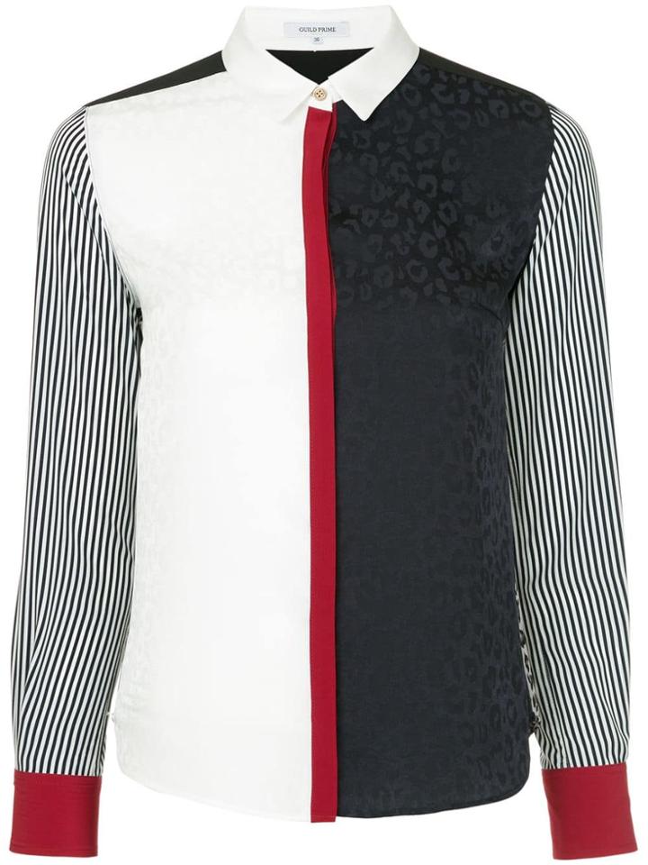 Guild Prime Printed Panel Shirt - Multicolour