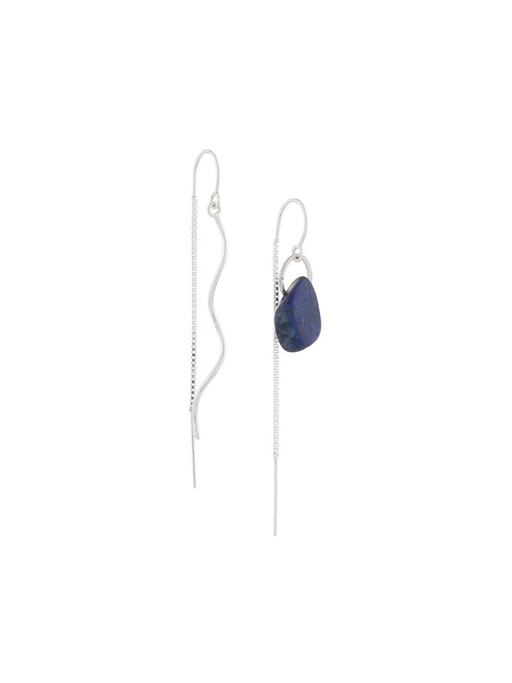 Petite Grand Paint Earrings - Metallic