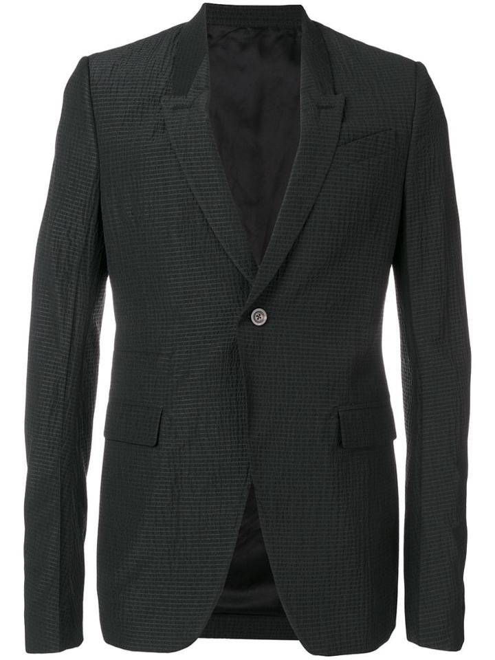Rick Owens Textured Blazer - Black