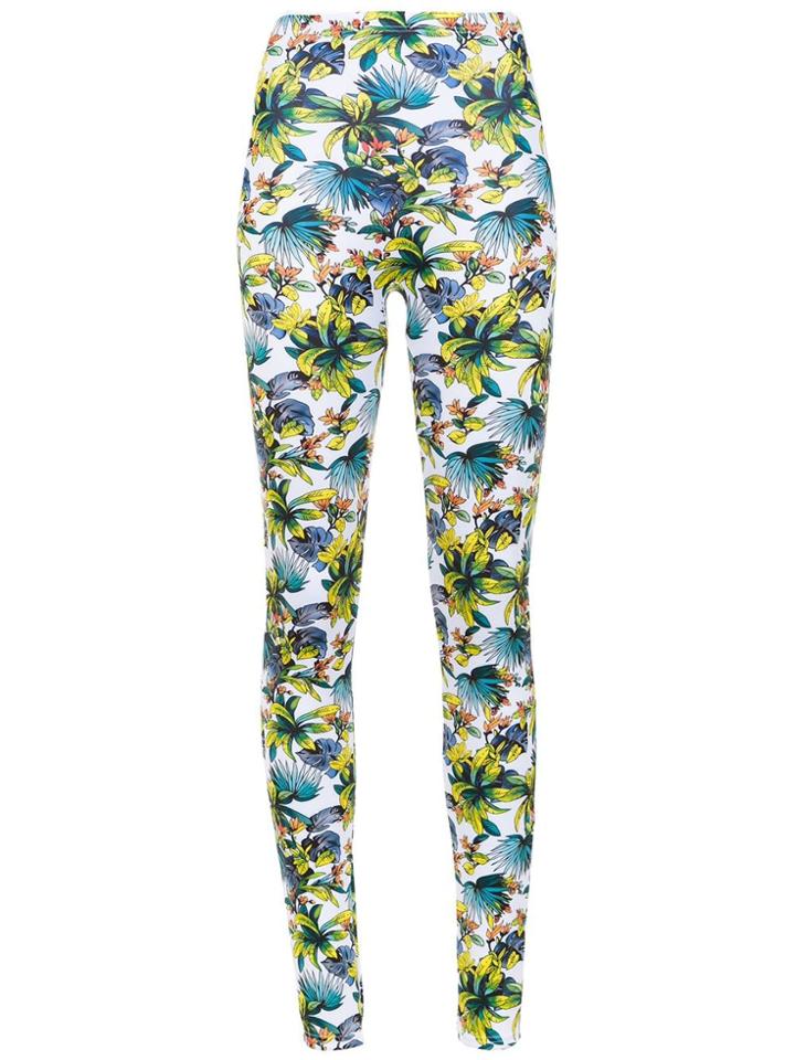 Amir Slama Printed Leggings - White