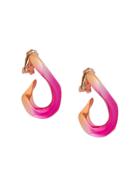 Annelise Michelson Small Broken Chain Earrings - Pink