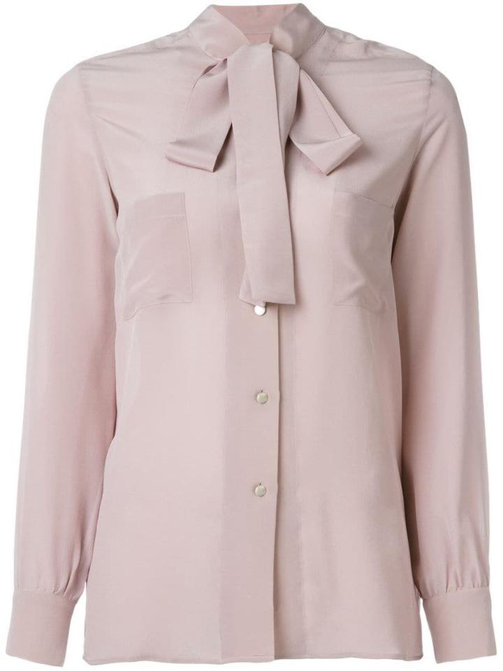 Golden Goose Pussy Bow Shirt - Pink