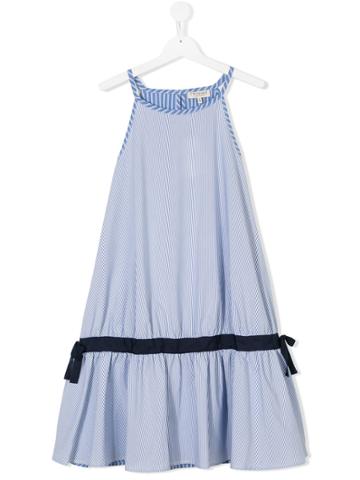 Twin-set Kids Trapeze Halter Dress - Blue
