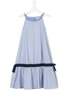 Twin-set Kids Trapeze Halter Dress - Blue