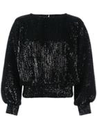 Rta Sequin Embellished Blouse - Black