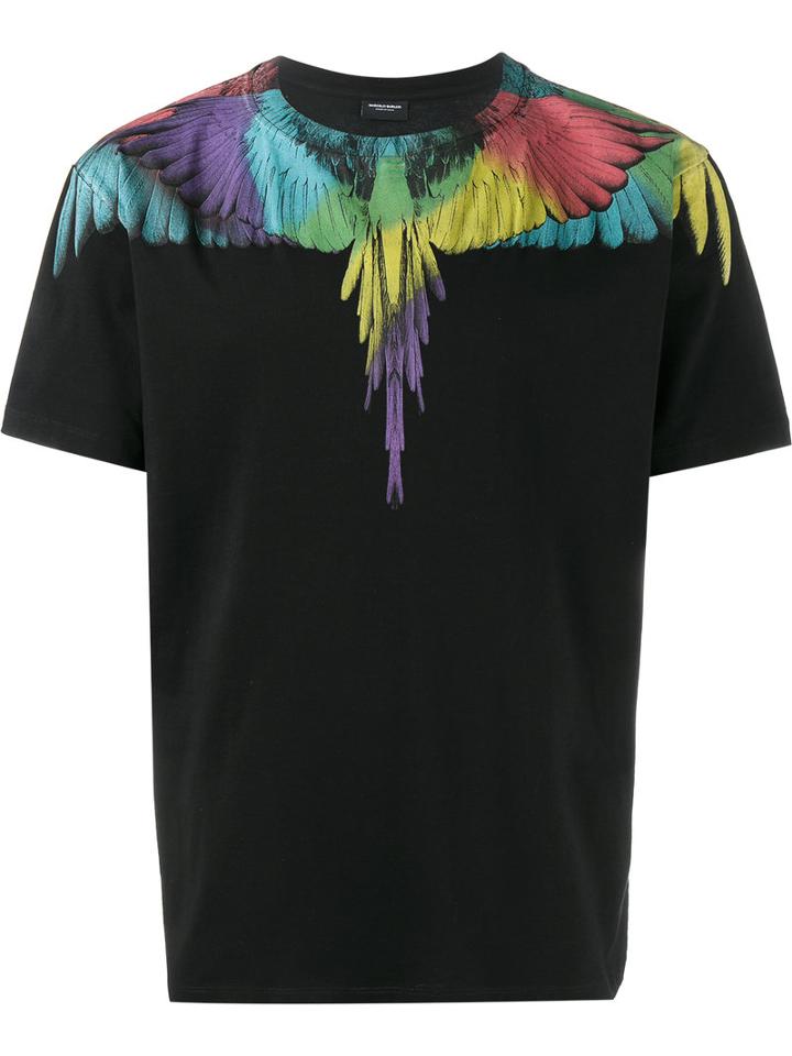 Marcelo Burlon County Of Milan Nicholas T-shirt, Men's, Size: Medium, Black, Cotton