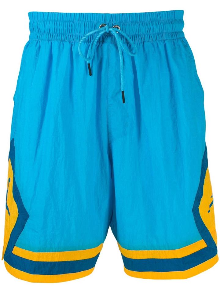 Nike Jordan Printed Swim Shorts - Blue