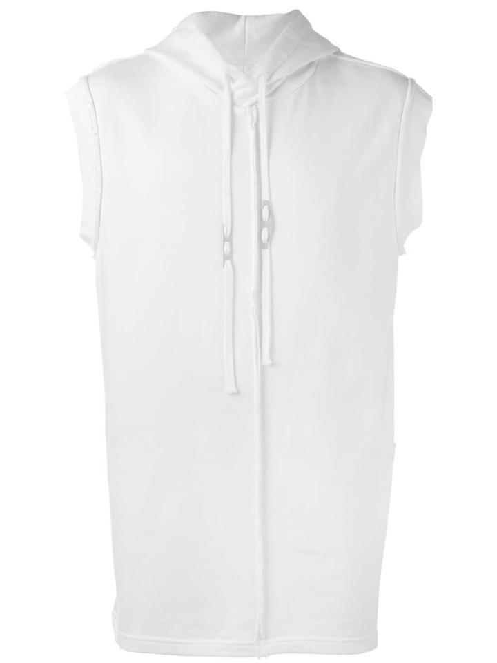 Damir Doma 'wilson' Sleeveless Hoodie - White