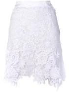 Just Cavalli Lace-embroidered Skirt - White