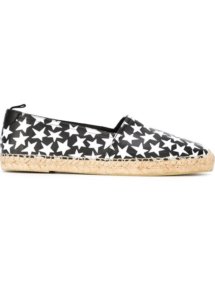 Saint Laurent Star Print Espadrilles