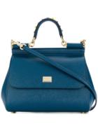 Dolce & Gabbana Sicily Shoulder Bag - Blue